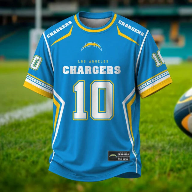 [SPECIAL OFFER] NEW CUSTOMIZED NFL09 LAC LOS ANGELES CHARGERS T-SHIRT, HOODIE, ZIP HOODIE