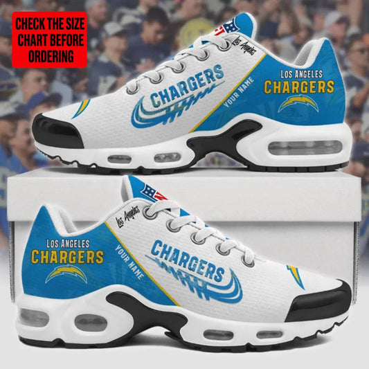 [SPECIAL OFFER] NEW CUSTOMIZED NFL09 LAC LOS ANGELES CHARGERS AIR MAX PLUS SNEAKERS