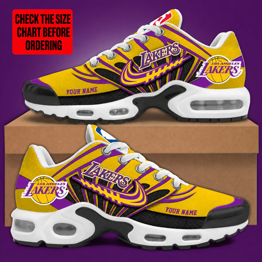 [HOT DEAL] NEW CUSTOMIZED NBA09 LLA LOS ANGELES LAKERS AIR MAX PLUS SNEAKERS