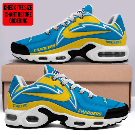 [SPECIAL OFFER] NEW CUSTOMIZED NFL09 LAC LOS ANGELES CHARGERS AIR MAX PLUS SNEAKERS