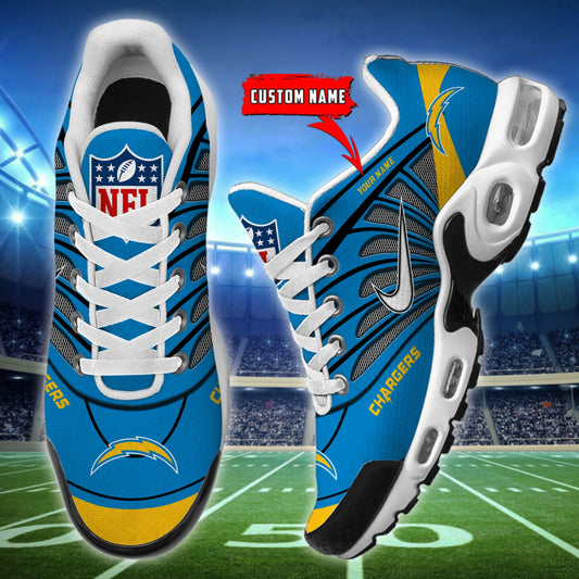 [SPECIAL OFFER] NEW CUSTOMIZED NFL09 LAC LOS ANGELES CHARGERS AIR MAX PLUS SNEAKERS