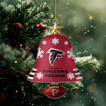 [SPECIAL OFFER] NEW CUSTOMIZED NFL18 ATF ATLANTA FALCONS CHRISTMAS ACRYLIC ORNAMENT