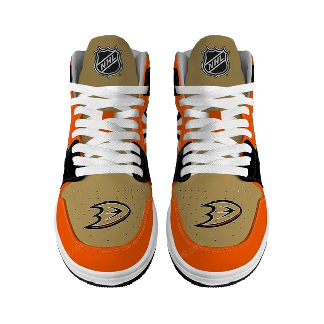 [SUPER SALE] NEW CUSTOMIZED NHL09 AH DUCKS AIR JORDAN SNEAKERS