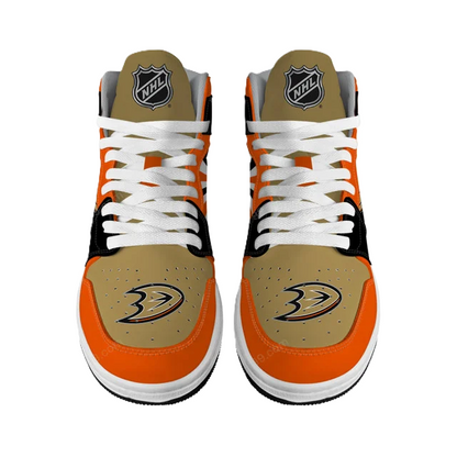 [SUPER SALE] NEW CUSTOMIZED NHL09 AH DUCKS AIR JORDAN SNEAKERS