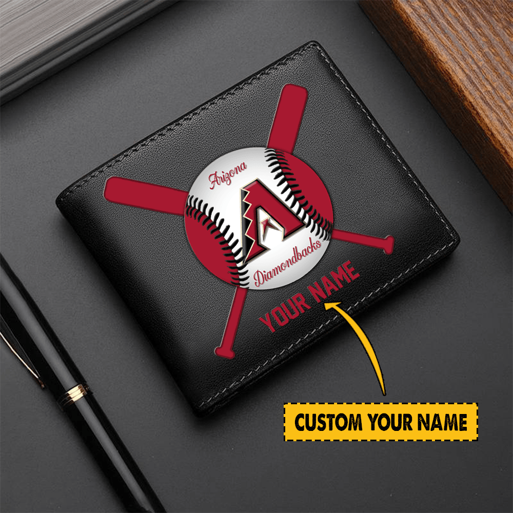 [FLASH SALE] NEW CUSTOMIZED MLB07 ADS ARIZONA DIAMONDBACKS LEATHER WALLET