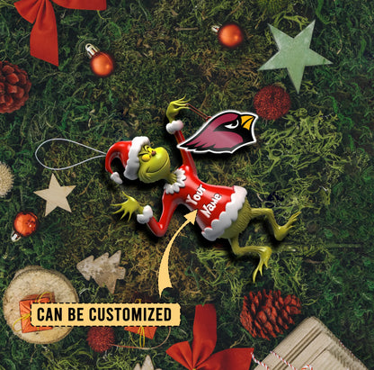 [SPECIAL OFFER] NEW CUSTOMIZED NFL20 ARC ARIZONA CARDINALS CHRISTMAS ACRYLIC ORNAMENT