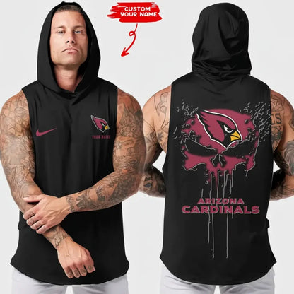 [SPECIAL OFFER] NEW CUSTOMIZED NFL20 ARC ARIZONA CARDINALS HOODED TANK TOP