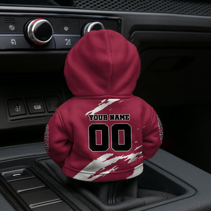 [SPECIAL OFFER] NEW CUSTOMIZED NFL20 ARC ARIZONA CARDINALS CAR HOODIE SHIFT KNOB COVER