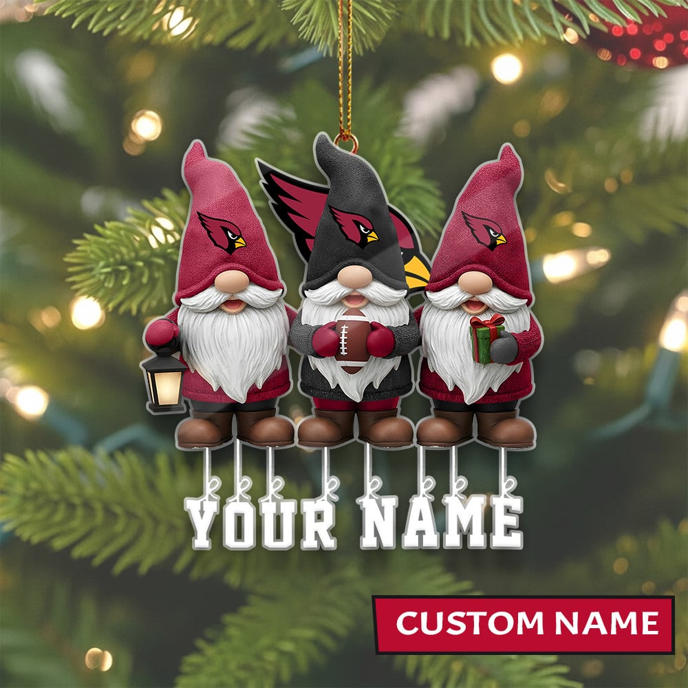 [SPECIAL OFFER] NEW CUSTOMIZED NFL20 ARC ARIZONA CARDINALS CHRISTMAS ACRYLIC ORNAMENT