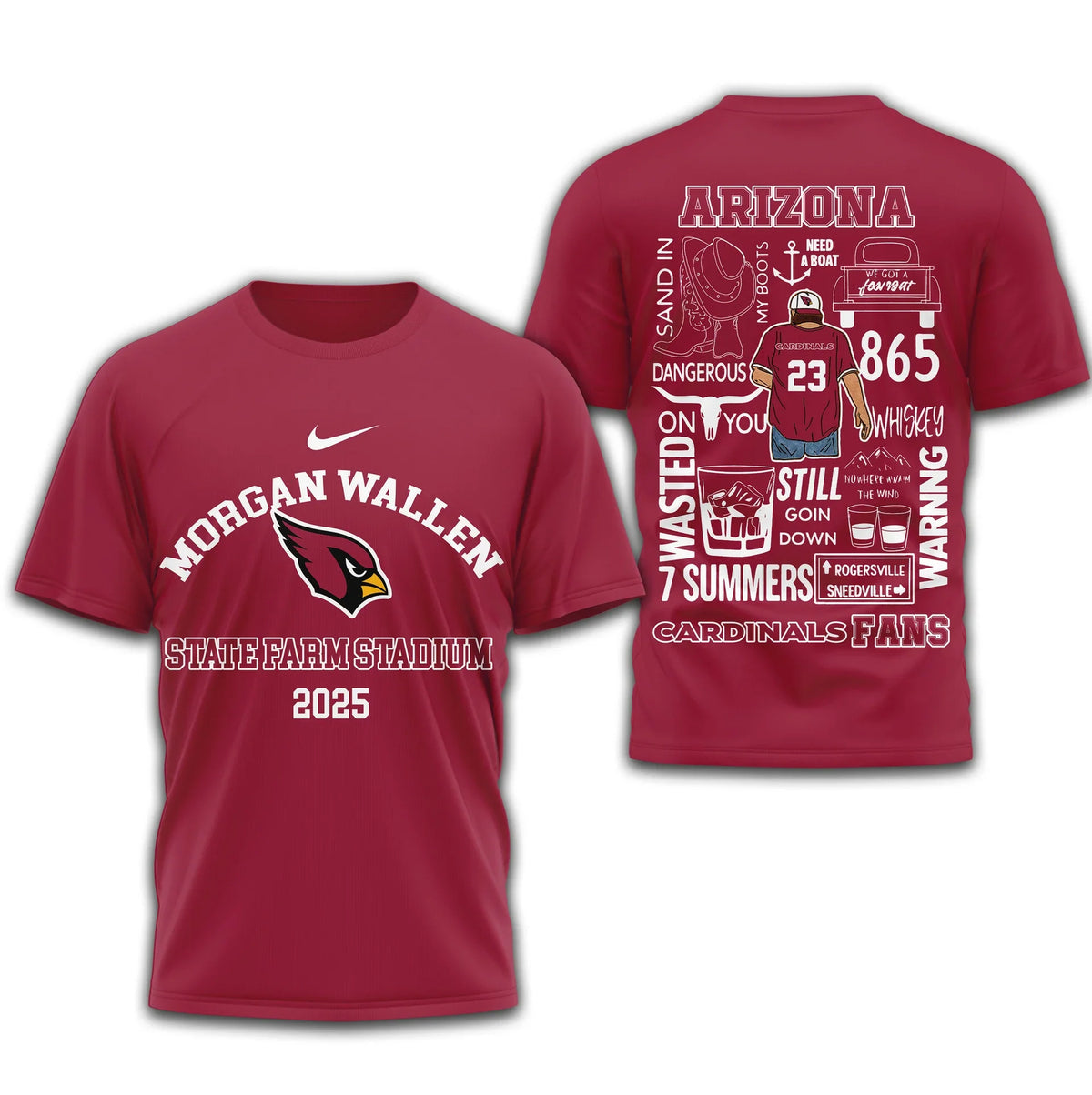 [SPECIAL OFFER] NEW CUSTOMIZED NFL20 ARC ARIZONA CARDINALS T-SHIRT | MULTIPLE COLORS AVAILABLE