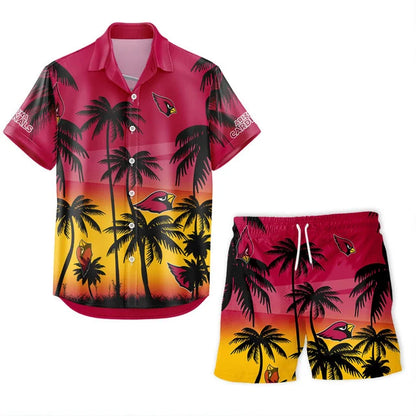 [SPECIAL OFFER] NEW CUSTOMIZED NFL20 ARC ARIZONA CARDINALS UNISEX HAWAIIAN SHIRT & SHORTS SET