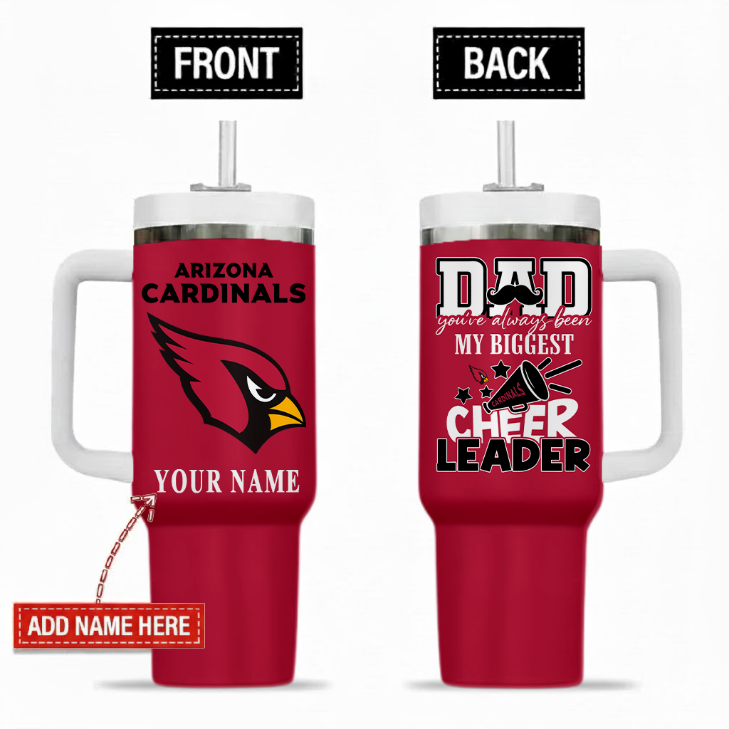 [SPECIAL OFFER] NEW CUSTOMIZED NFL20 ARC ARIZONA CARDINALS 40OZ TUMBLER