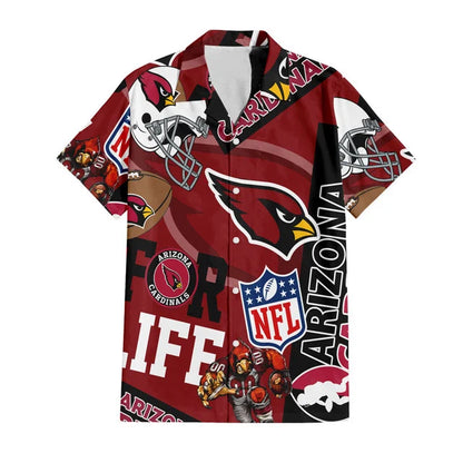 [SPECIAL OFFER] NEW CUSTOMIZED NFL20 ARC ARIZONA CARDINALS UNISEX HAWAIIAN SHIRT & SHORTS SET