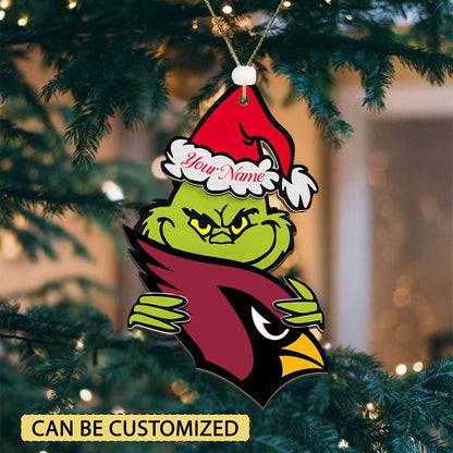 [SPECIAL OFFER] NEW CUSTOMIZED NFL20 ARC ARIZONA CARDINALS CHRISTMAS ACRYLIC ORNAMENT