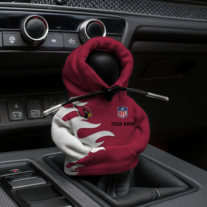 [SPECIAL OFFER] NEW CUSTOMIZED NFL20 ARC ARIZONA CARDINALS CAR HOODIE SHIFT KNOB COVER