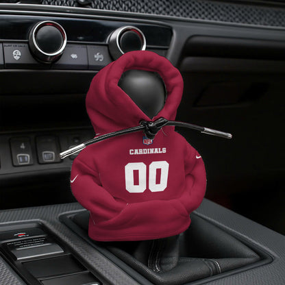 [SPECIAL OFFER] NEW CUSTOMIZED NFL20 ARC ARIZONA CARDINALS AUTOMOTIVE HOODIE SHIFT KNOB COVER