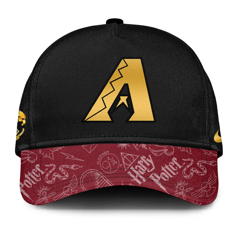 [FLASH SALE] NEW CUSTOMIZED MLB07 AZ DIAMONDBACKS x HARRY POTTER BASEBALL JERSEY & CAP