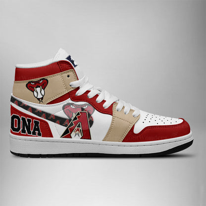 [FLASH SALE] NEW CUSTOMIZED MLB07 AZ DIAMONDBACKS AIR JORDAN SNEAKERS