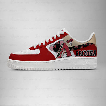 [FLASH SALE] NEW CUSTOMIZED MLB07 AZ DIAMONDBACKS AF1 SHOES