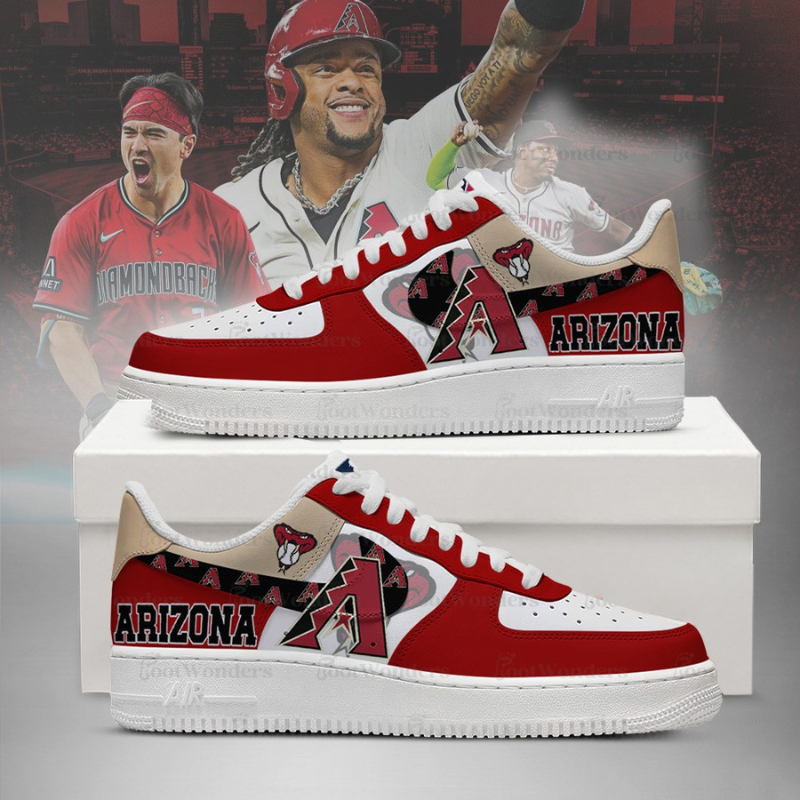 [FLASH SALE] NEW CUSTOMIZED MLB07 AZ DIAMONDBACKS AF1 SHOES