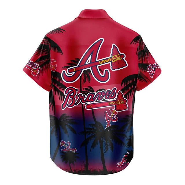 [FLASH SALE] NEW CUSTOMIZED MLB09 ABS ATLANTA BRAVES UNISEX HAWAIIAN SHIRT & SHORTS SET