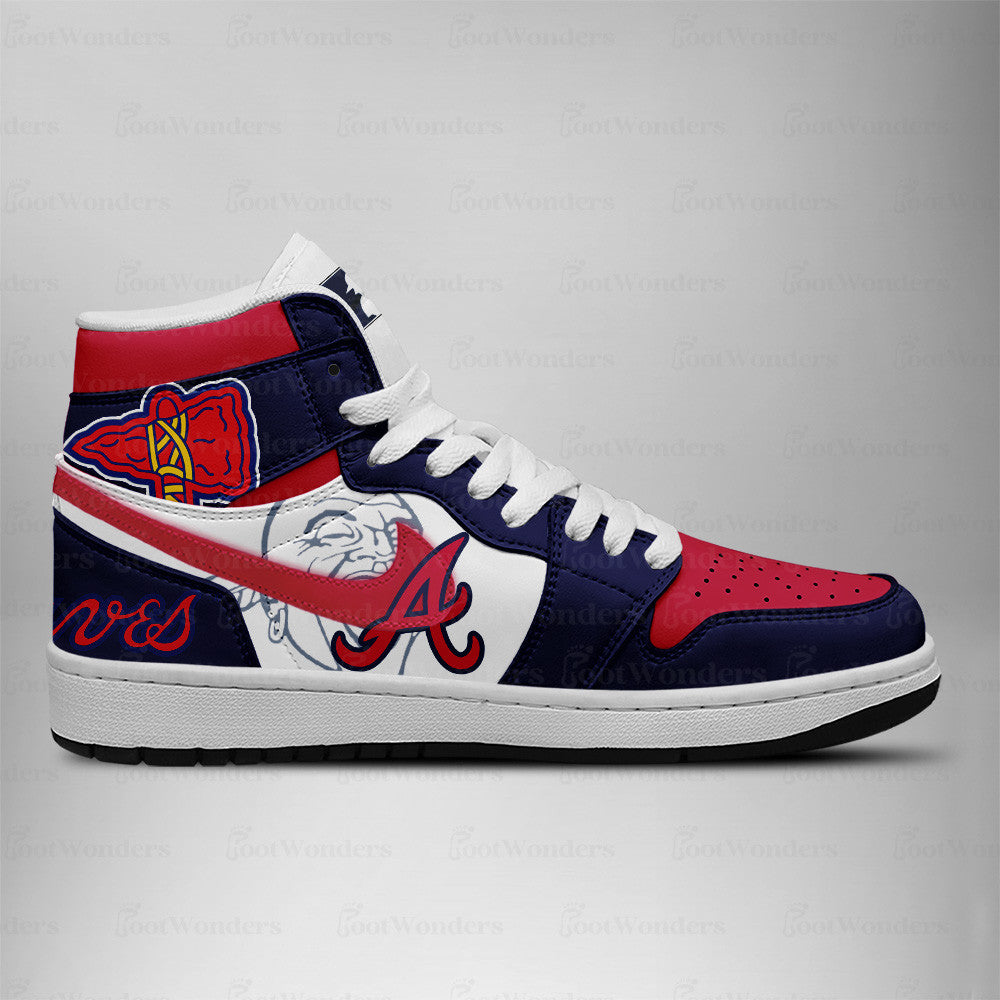 [FLASH SALE] NEW CUSTOMIZED MLB09 AT BRAVES AIR JORDAN SNEAKERS