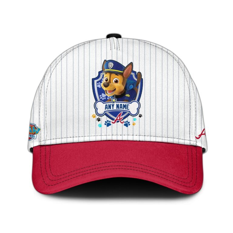 [FLASH SALE] NEW CUSTOMIZED MLB09 ABS ATLANTA BRAVES x PAW PATROL BASEBALL JERSEY & CAP