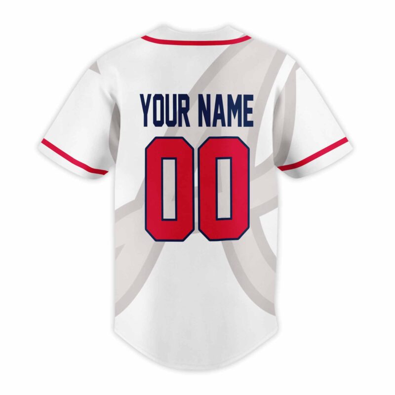 [FLASH SALE] NEW CUSTOMIZED MLB09 AT BRAVES BASEBALL JERSEY