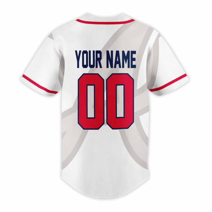 [FLASH SALE] NEW CUSTOMIZED MLB09 AT BRAVES BASEBALL JERSEY