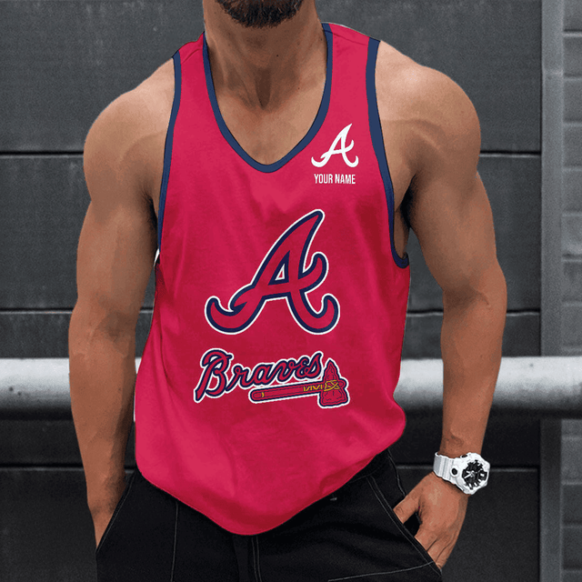 [FLASH SALE] NEW CUSTOMIZED MLB09 ATLANTA BRAVES UNISEX TANK TOP