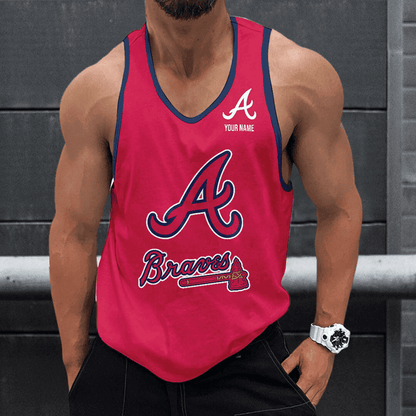 [FLASH SALE] NEW CUSTOMIZED MLB09 ATLANTA BRAVES UNISEX TANK TOP