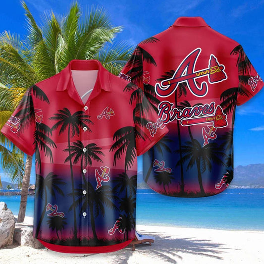 [FLASH SALE] NEW CUSTOMIZED MLB09 ABS ATLANTA BRAVES UNISEX HAWAIIAN SHIRT & SHORTS SET