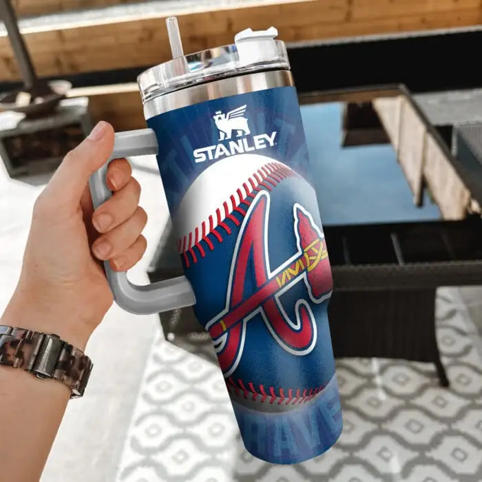 [FLASH SALE] NEW CUSTOMIZED MLB09 ABS ATLANTA BRAVES 40OZ TUMBLER