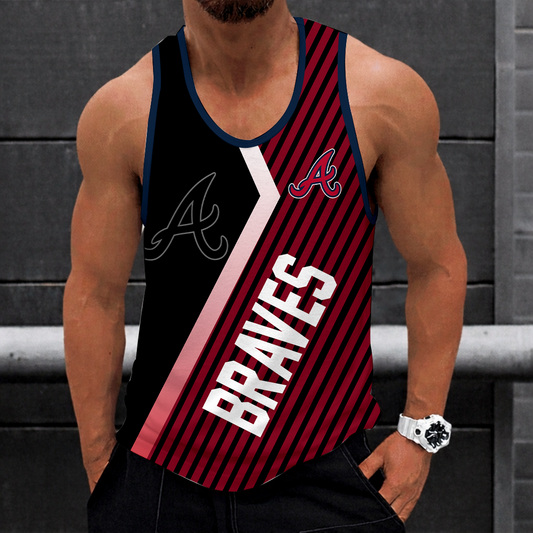 [FLASH SALE] NEW CUSTOMIZED MLB09 ATLANTA BRAVES UNISEX TANK TOP