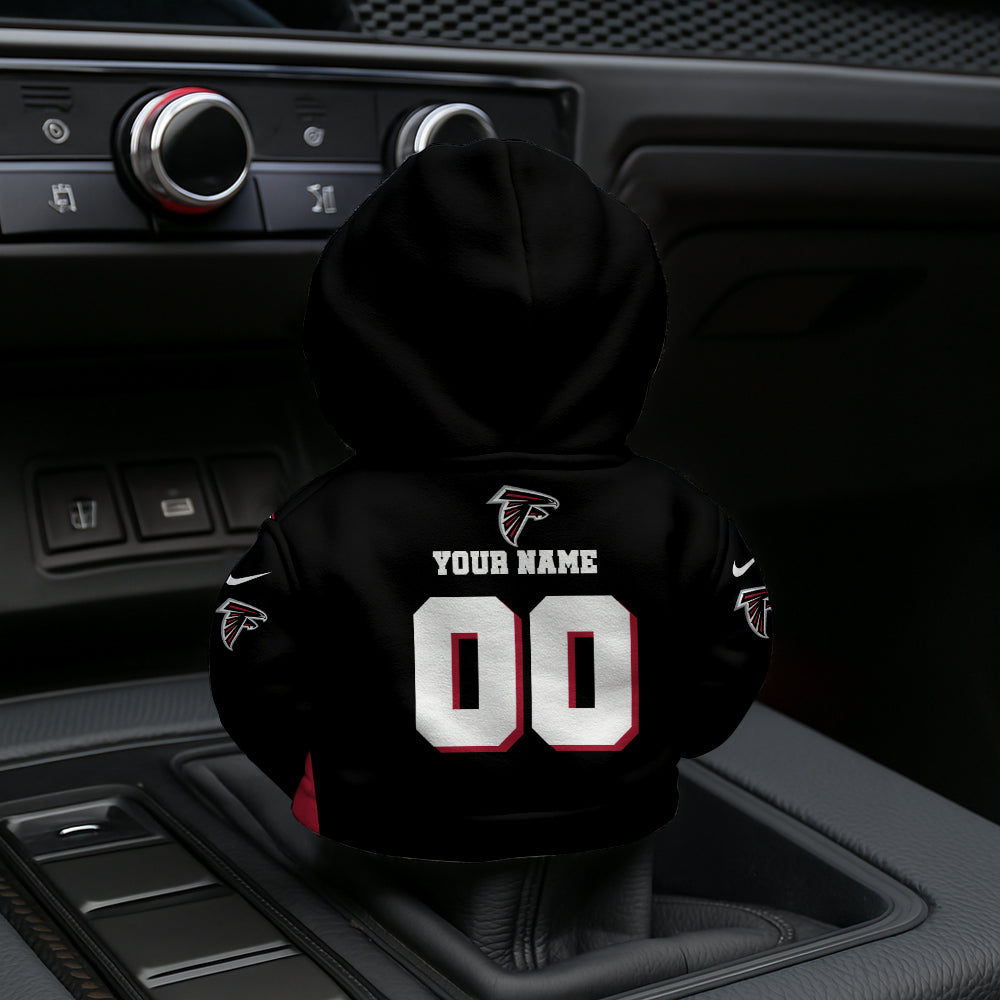 [SPECIAL OFFER] NEW CUSTOMIZED NFL18 ATF ATLANTA FALCONS AUTOMOTIVE HOODIE SHIFT KNOB COVER