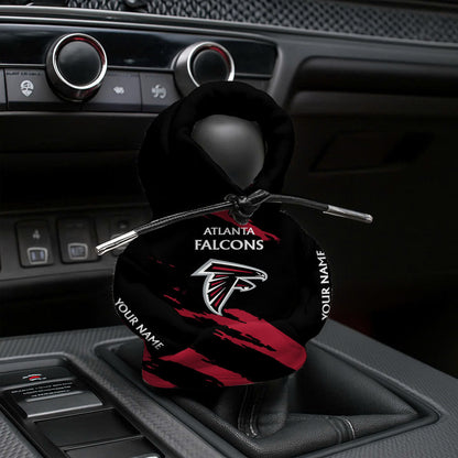 [SPECIAL OFFER] NEW CUSTOMIZED NFL18 ATF ATLANTA FALCONS CAR HOODIE SHIFT KNOB COVER