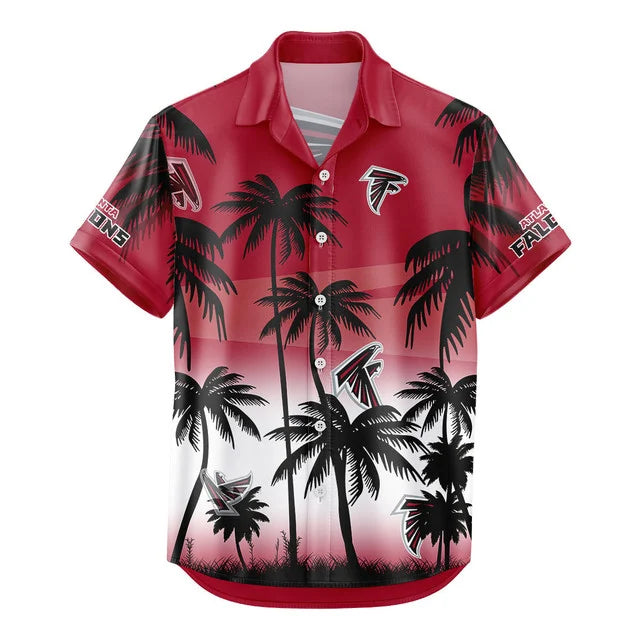 [SPECIAL OFFER] NEW CUSTOMIZED NFL18 ATF ATLANTA FALCONS UNISEX HAWAIIAN SHIRT & SHORTS SET