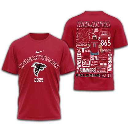 [SPECIAL OFFER] NEW CUSTOMIZED NFL18 ATF ATLANTA FALCONS T-SHIRT | MULTIPLE COLORS AVAILABLE