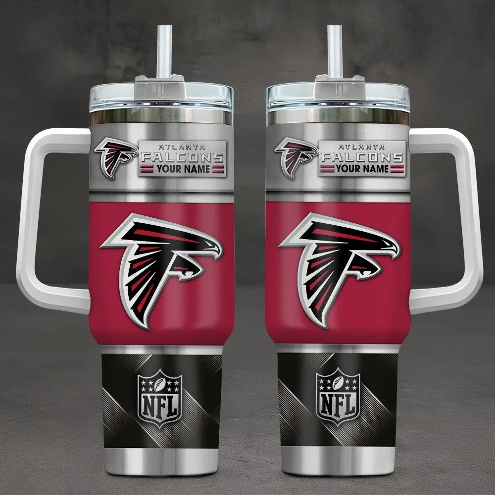 [SPECIAL OFFER] NEW CUSTOMIZED NFL18 ATF ATLANTA FALCONS TUMBLER CUP