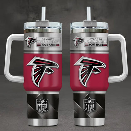 [SPECIAL OFFER] NEW CUSTOMIZED NFL18 ATF ATLANTA FALCONS TUMBLER CUP