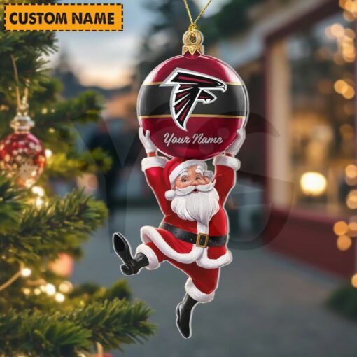 [SPECIAL OFFER] NEW CUSTOMIZED NFL18 ATF ATLANTA FALCONS CHRISTMAS ACRYLIC ORNAMENT