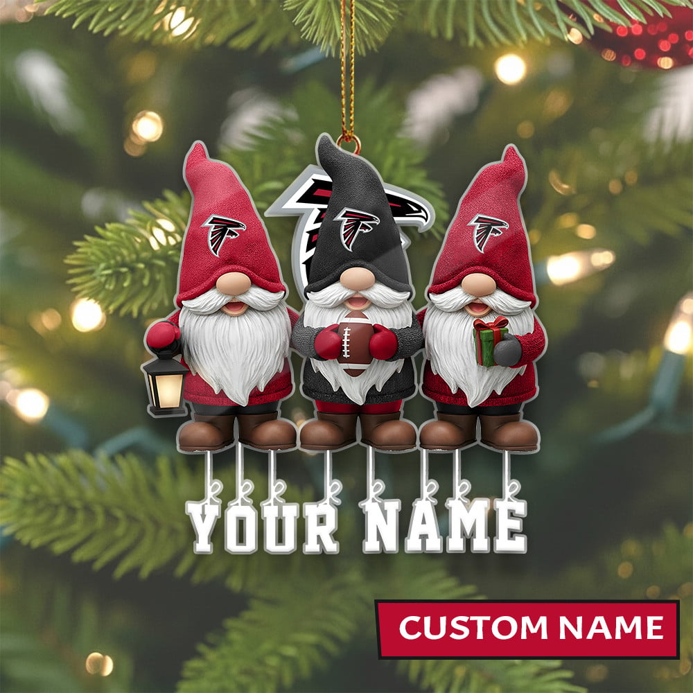 [SPECIAL OFFER] NEW CUSTOMIZED NFL18 ATF ATLANTA FALCONS CHRISTMAS ACRYLIC ORNAMENT
