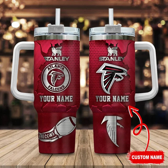 [SPECIAL OFFER] NEW CUSTOMIZED NFL18 ATF ATLANTA FALCONS TUMBLER CUP