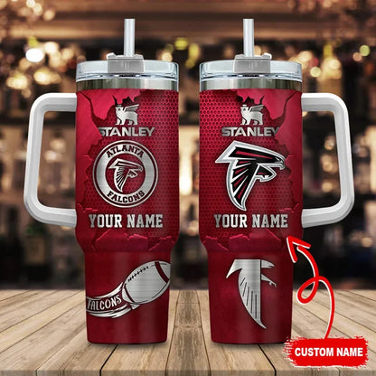 [SPECIAL OFFER] NEW CUSTOMIZED NFL18 ATF ATLANTA FALCONS TUMBLER CUP
