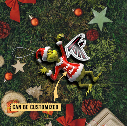 [SPECIAL OFFER] NEW CUSTOMIZED NFL18 ATF ATLANTA FALCONS CHRISTMAS ACRYLIC ORNAMENT