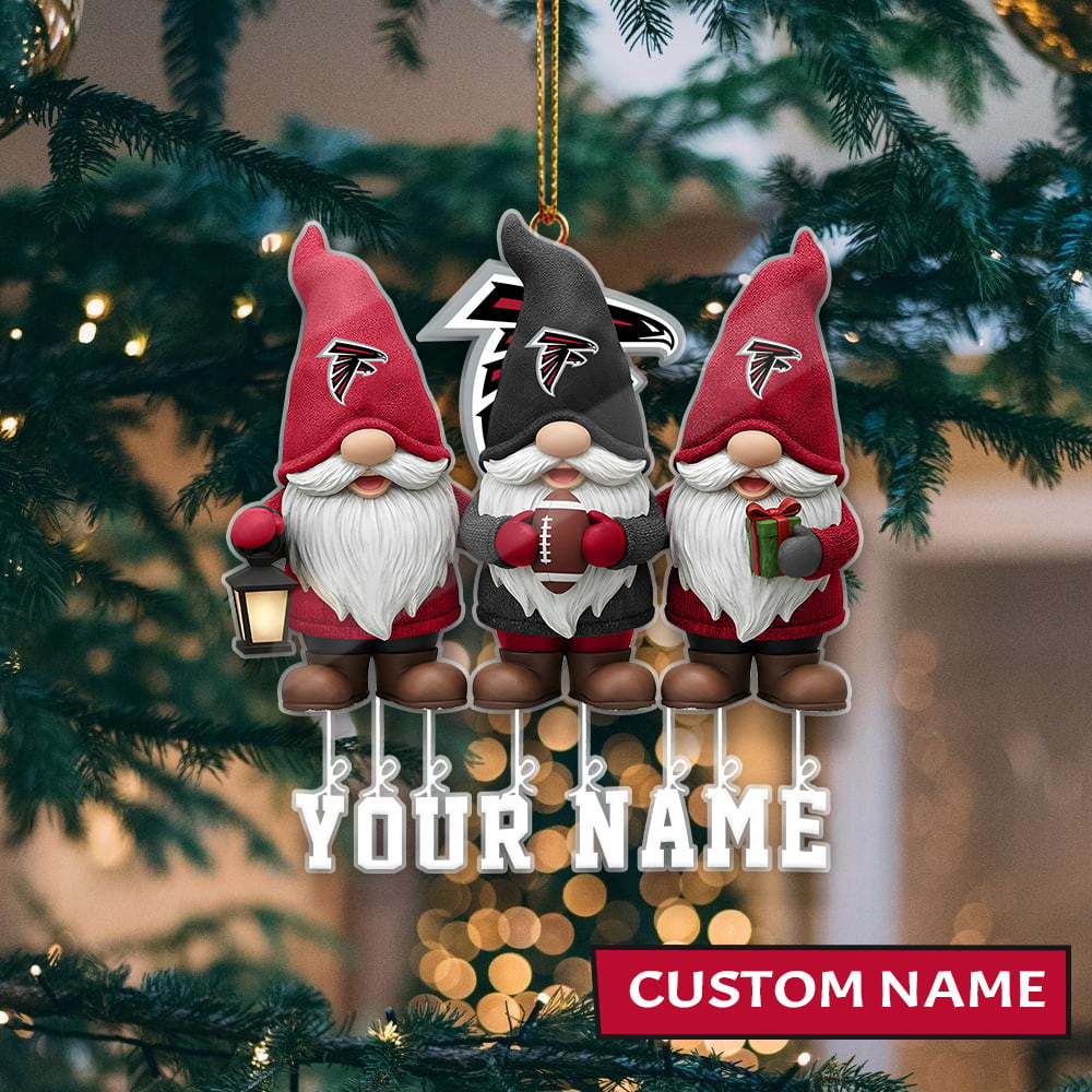 [SPECIAL OFFER] NEW CUSTOMIZED NFL18 ATF ATLANTA FALCONS CHRISTMAS ACRYLIC ORNAMENT