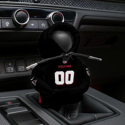 [SPECIAL OFFER] NEW CUSTOMIZED NFL18 ATF ATLANTA FALCONS AUTOMOTIVE HOODIE SHIFT KNOB COVER