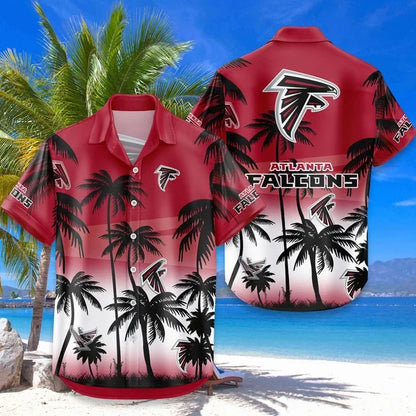 [SPECIAL OFFER] NEW CUSTOMIZED NFL18 ATF ATLANTA FALCONS UNISEX HAWAIIAN SHIRT & SHORTS SET