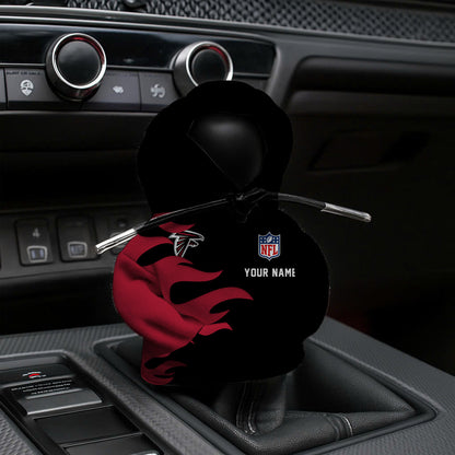 [SPECIAL OFFER] NEW CUSTOMIZED NFL18 ATF ATLANTA FALCONS CAR HOODIE SHIFT KNOB COVER