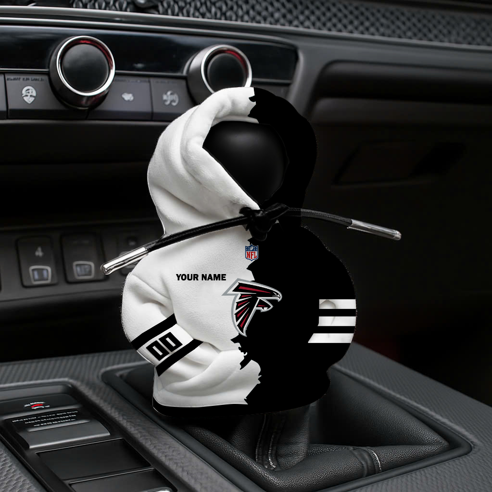[SPECIAL OFFER] NEW CUSTOMIZED NFL18 ATF ATLANTA FALCONS CAR HOODIE SHIFT KNOB